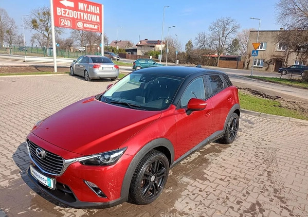 Mazda CX-3 cena 60900 przebieg: 80000, rok produkcji 2017 z Słupca małe 379